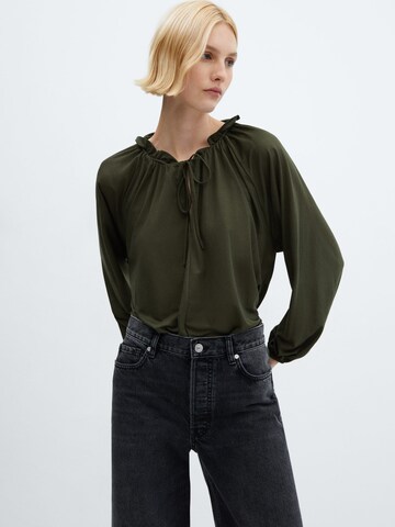 MANGO Blouse 'SWEET' in Green