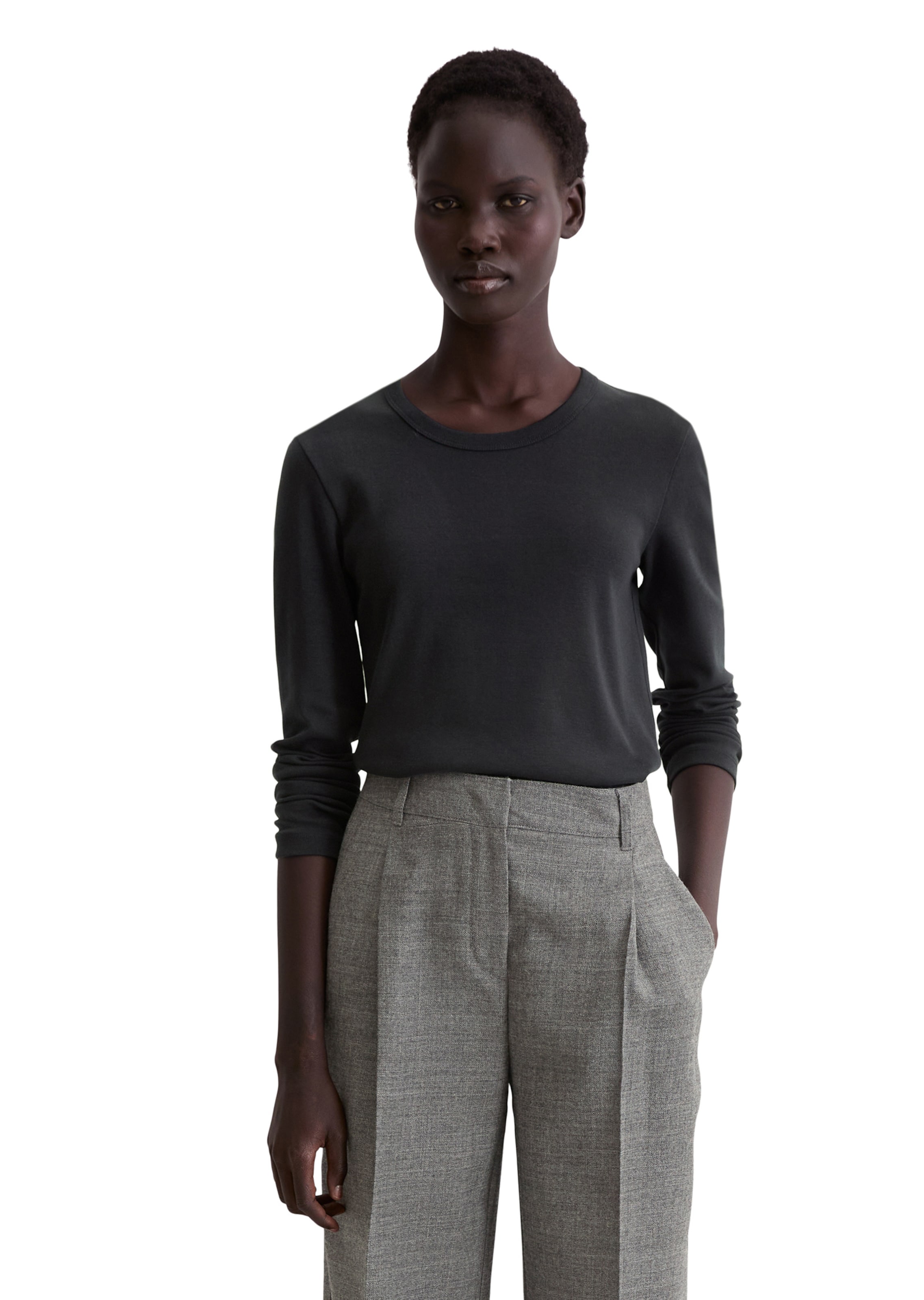 Marc O'Polo Shirt in Blauw: voorkant