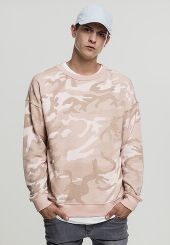 Sweat-shirt Urban Classics en rose : devant