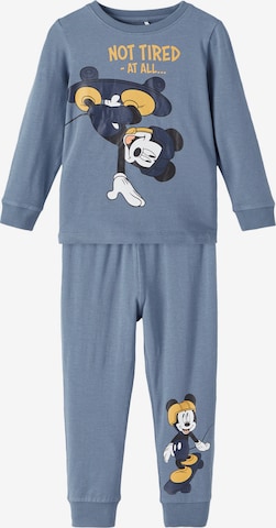 NAME IT Pajamas 'Mickey' in Blue: front