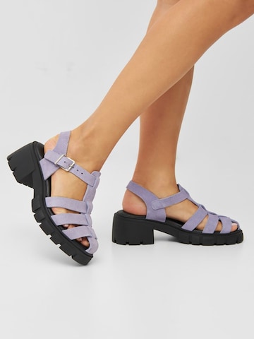Bianco Strap Sandals 'FABIANA' in Purple