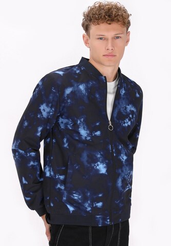 MO Between-season jacket in Blue: front