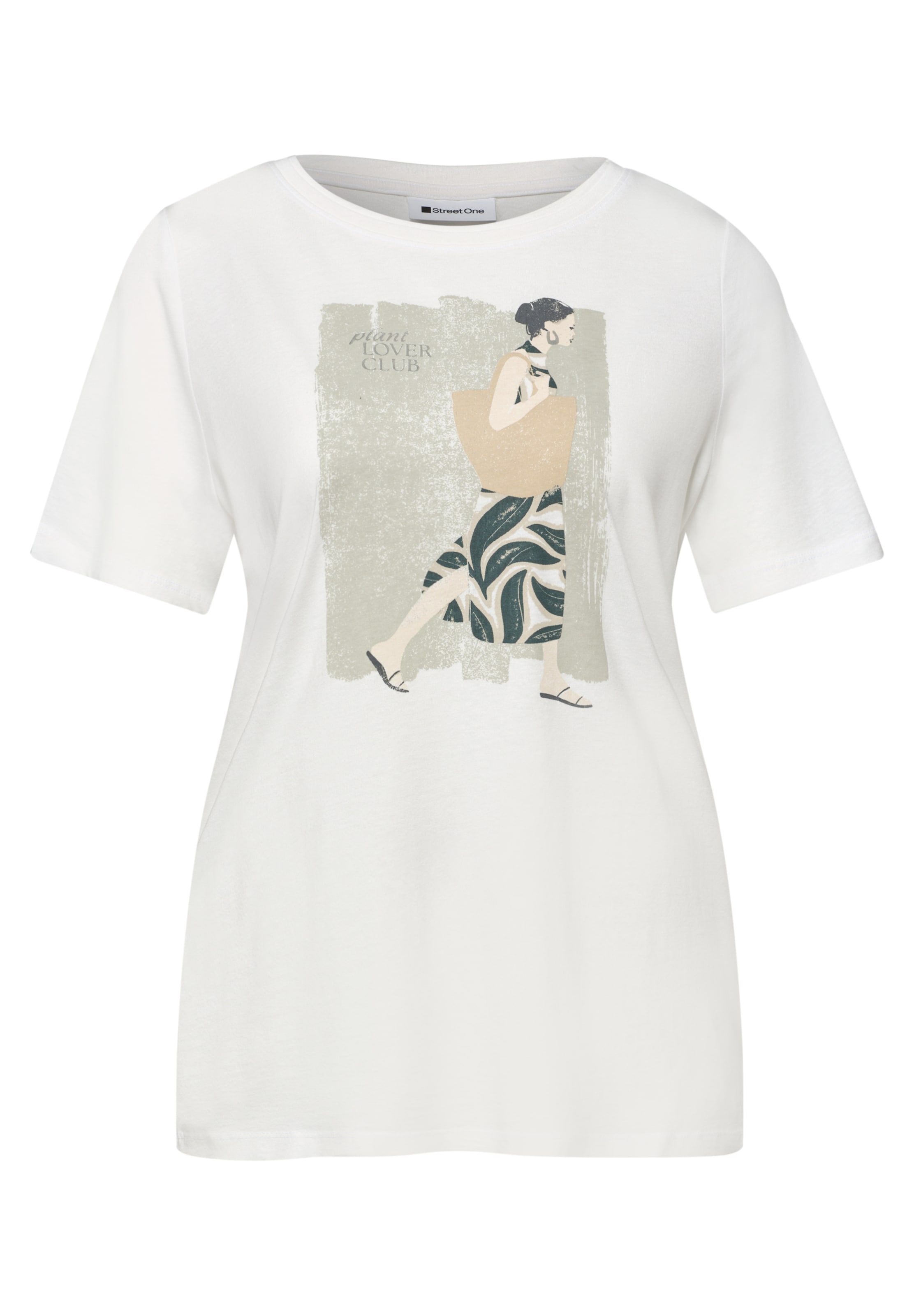 STREET ONE Shirt in White: front