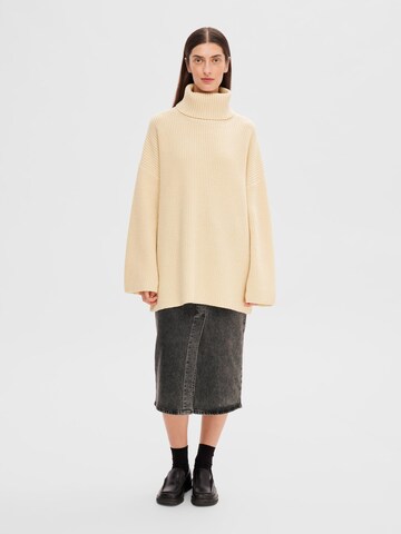 SELECTED Oversized Sweater in Beige