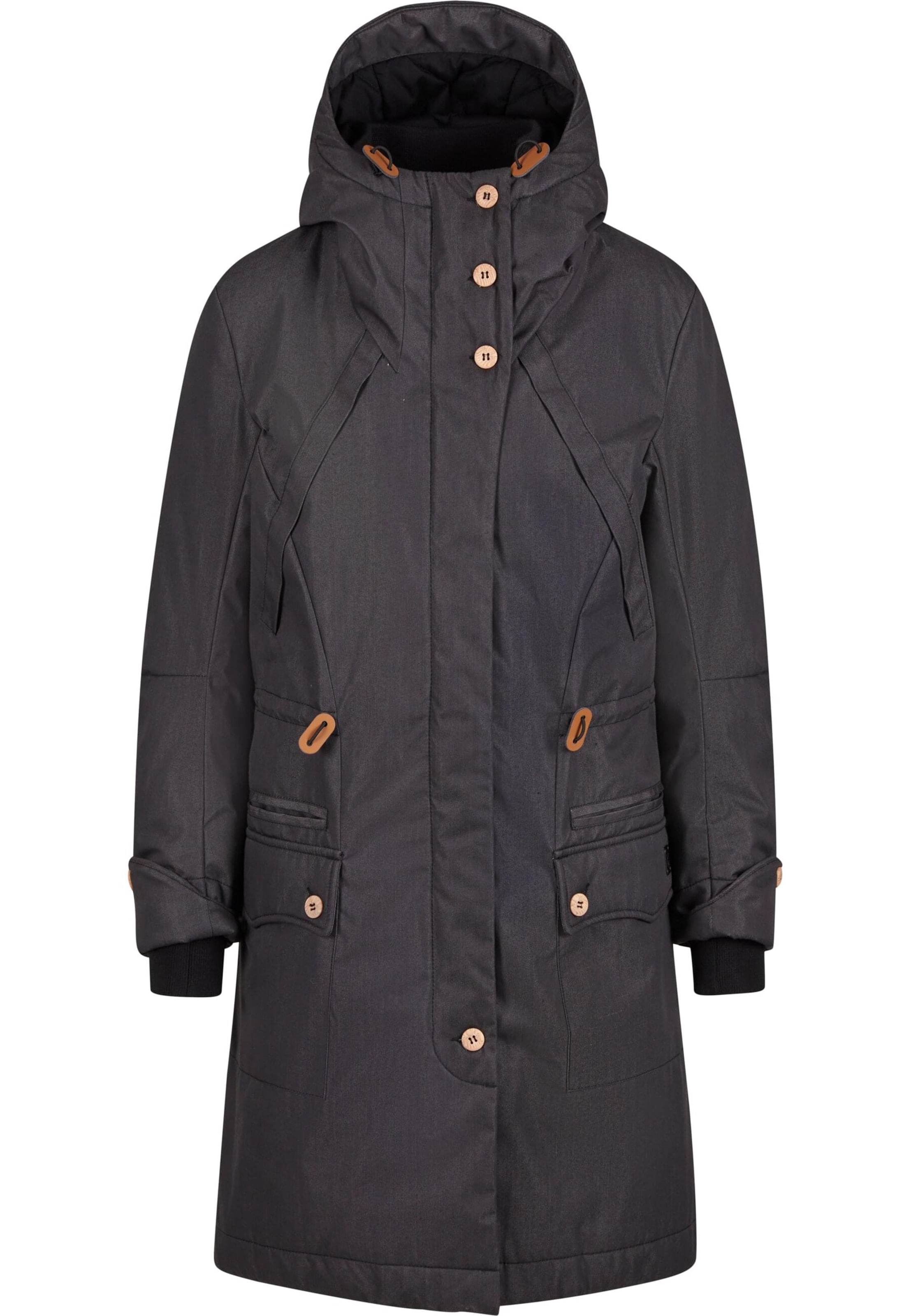 Brandit Přechodová parka – šedá: přední strana