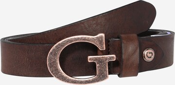 Ceinture GUESS en marron : devant