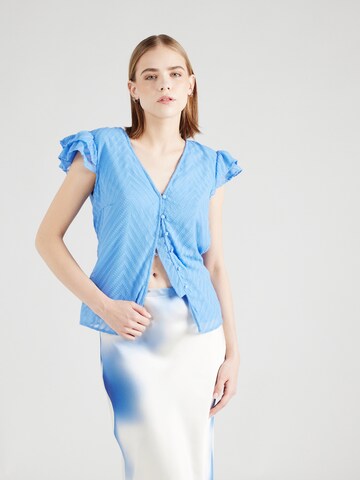 VILA - Blusa 'MICHELLE' em azul: frente