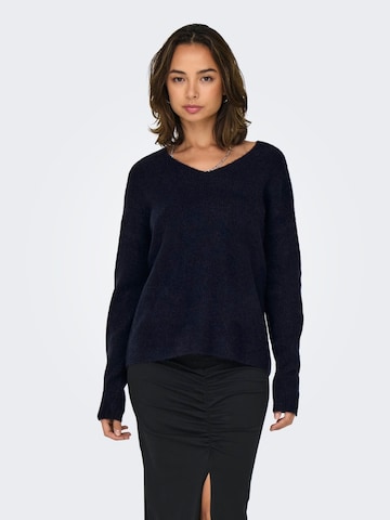Pull-over 'ONLCamilla' ONLY en bleu : devant