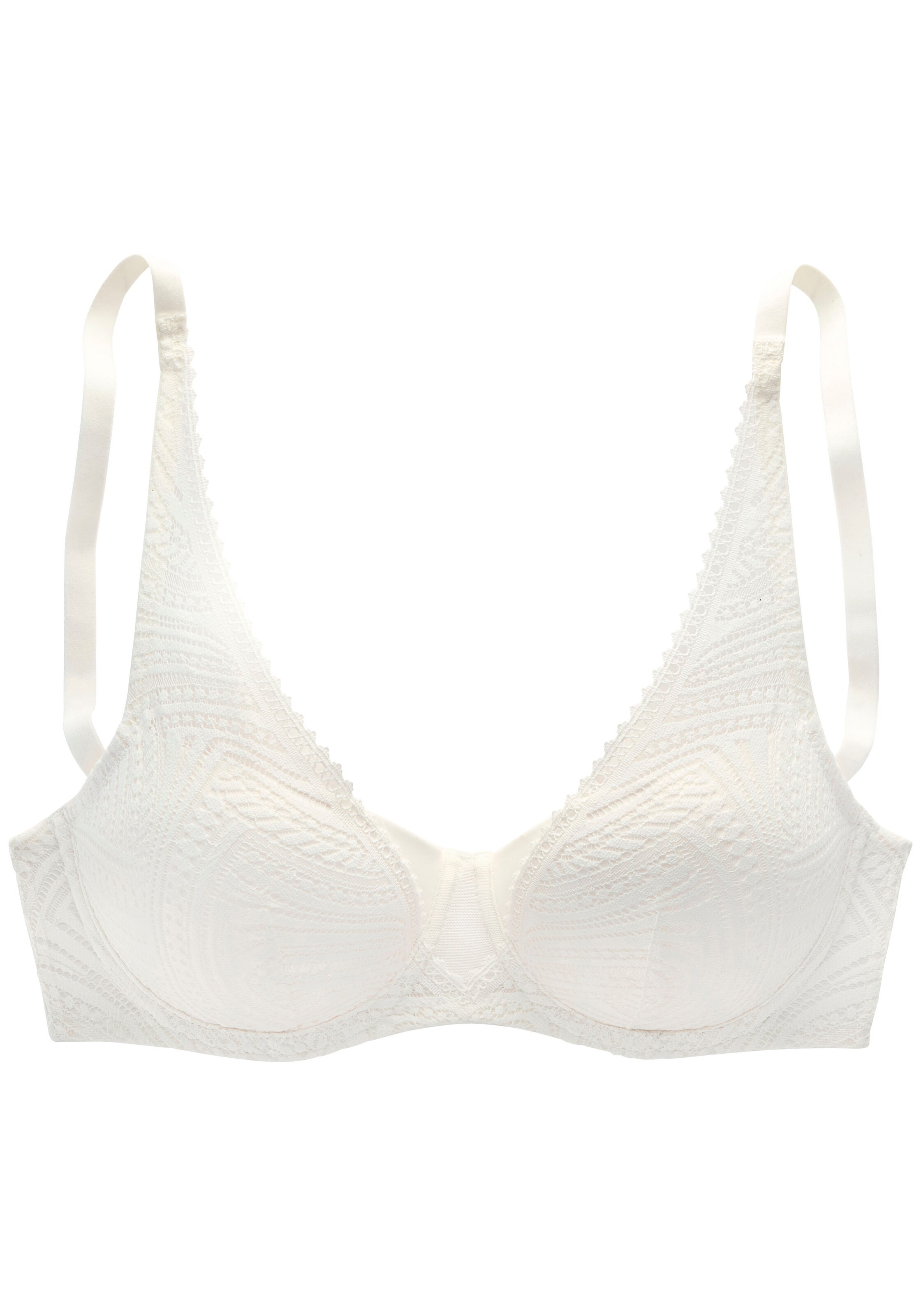 s.Oliver Сутиен с триъгълни чашки Сутиен в бежово: отпред