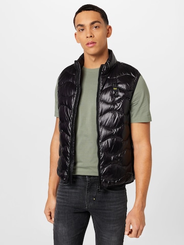 Gilet Blauer.USA en noir : devant