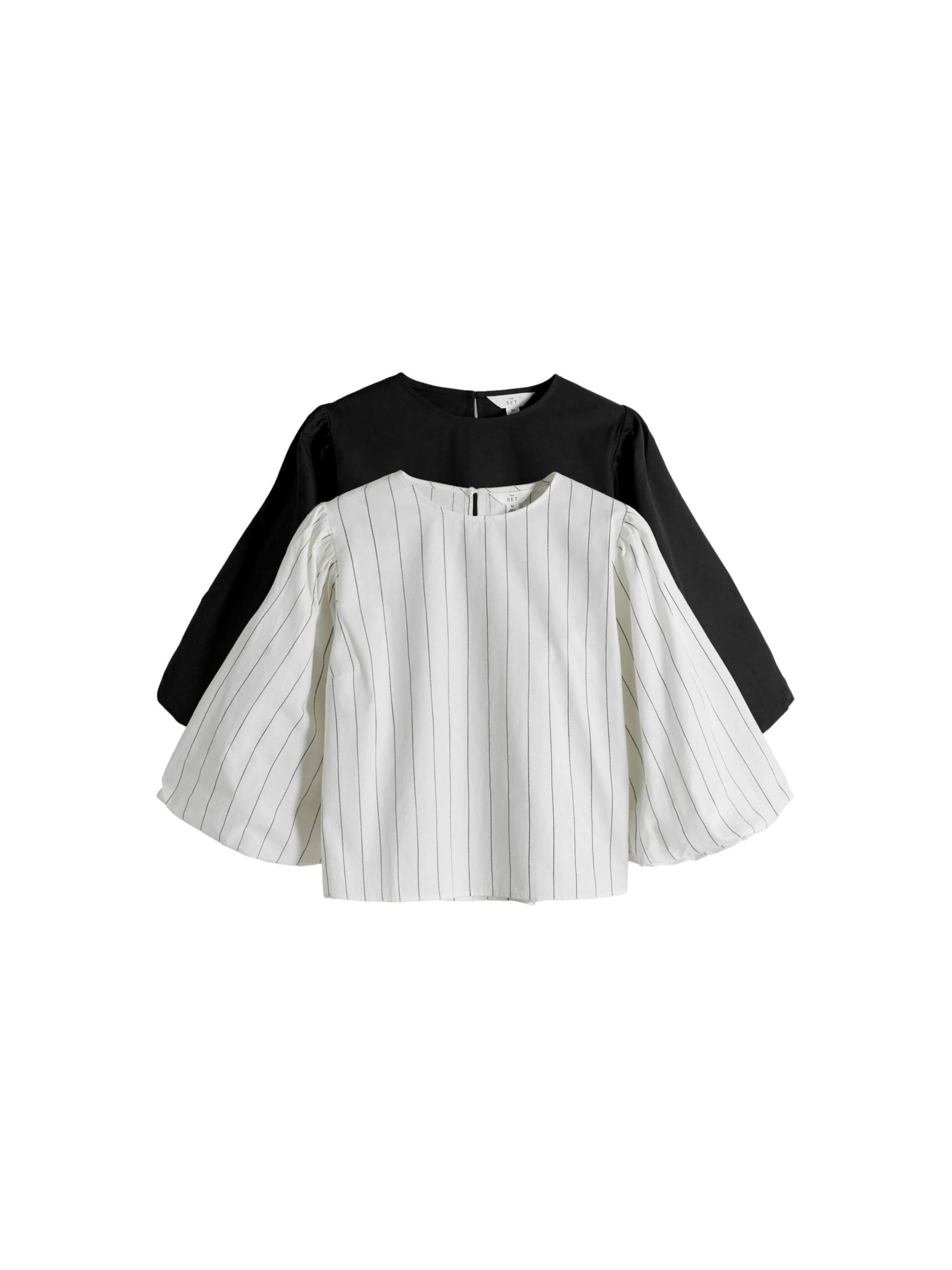 Camicia da donna di The Set in nero: frontale