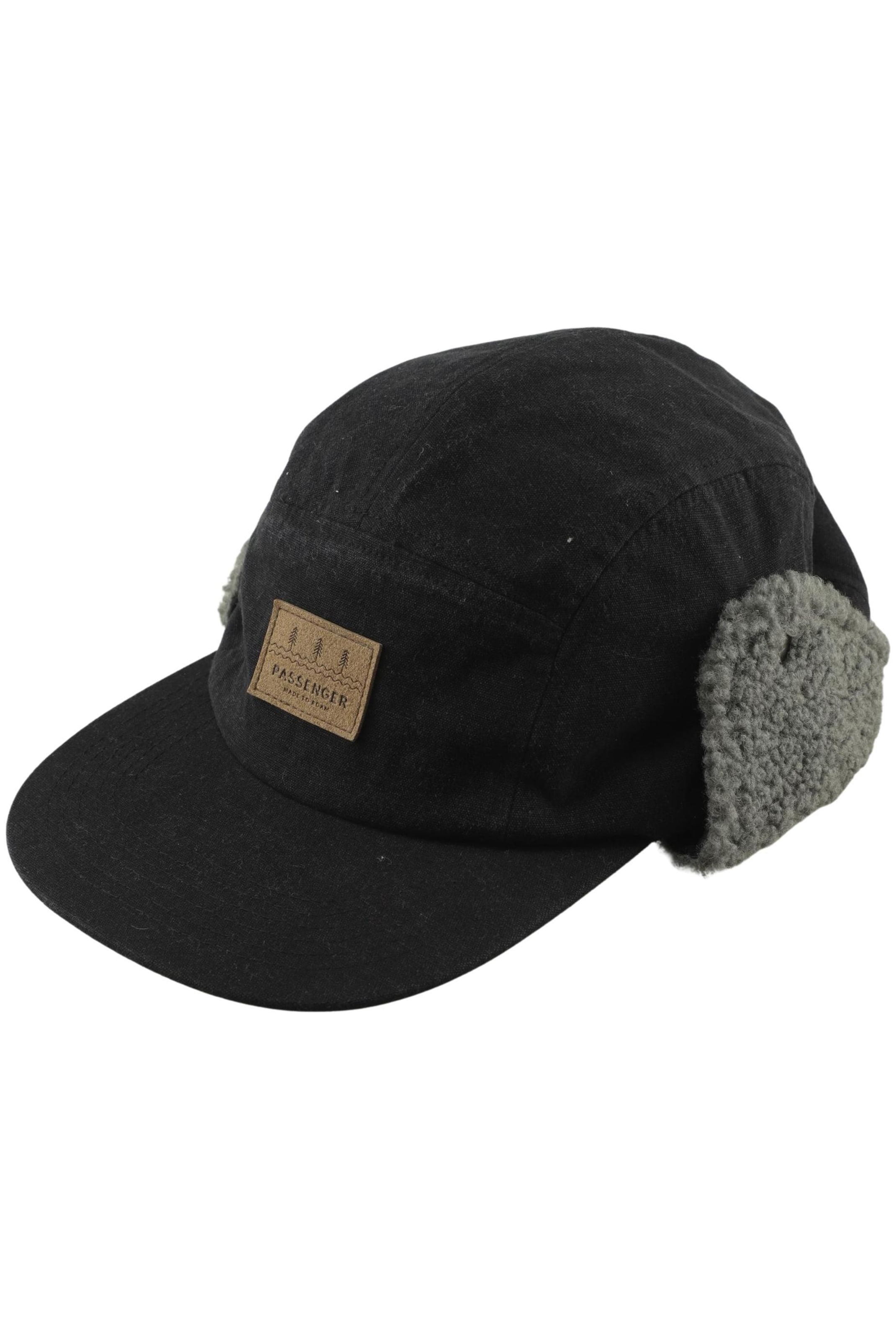 Passenger Hat & Cap in One size in Black: front