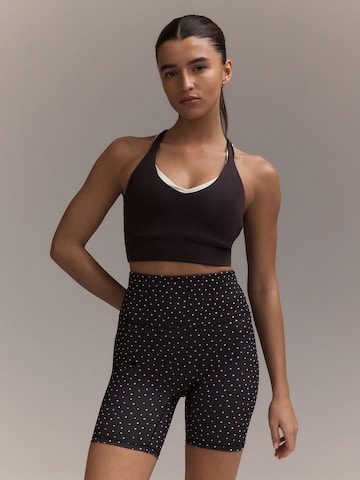 Skinny Pantalon de sport 'Active Power' Next en marron : devant