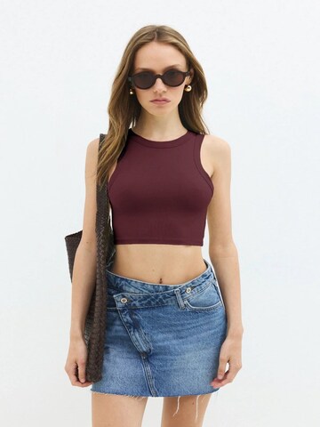 No Matter What Top in Rood: voorkant