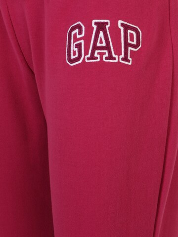 Gap Petite Zwężany krój Spodnie w kolorze różowy