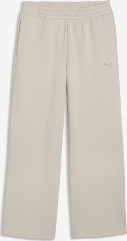 Wide Leg Pantalon 'Essentials Cat' PUMA en beige : devant