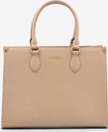 Ateliers Saint Germain Shoppingväska 'Cabourg' i beige: framsida