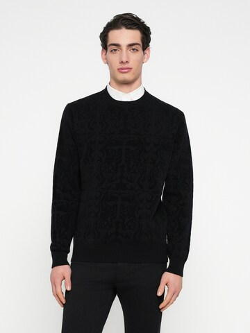 BOSS Svetr 'Bolin1_CNY' – černá: přední strana
