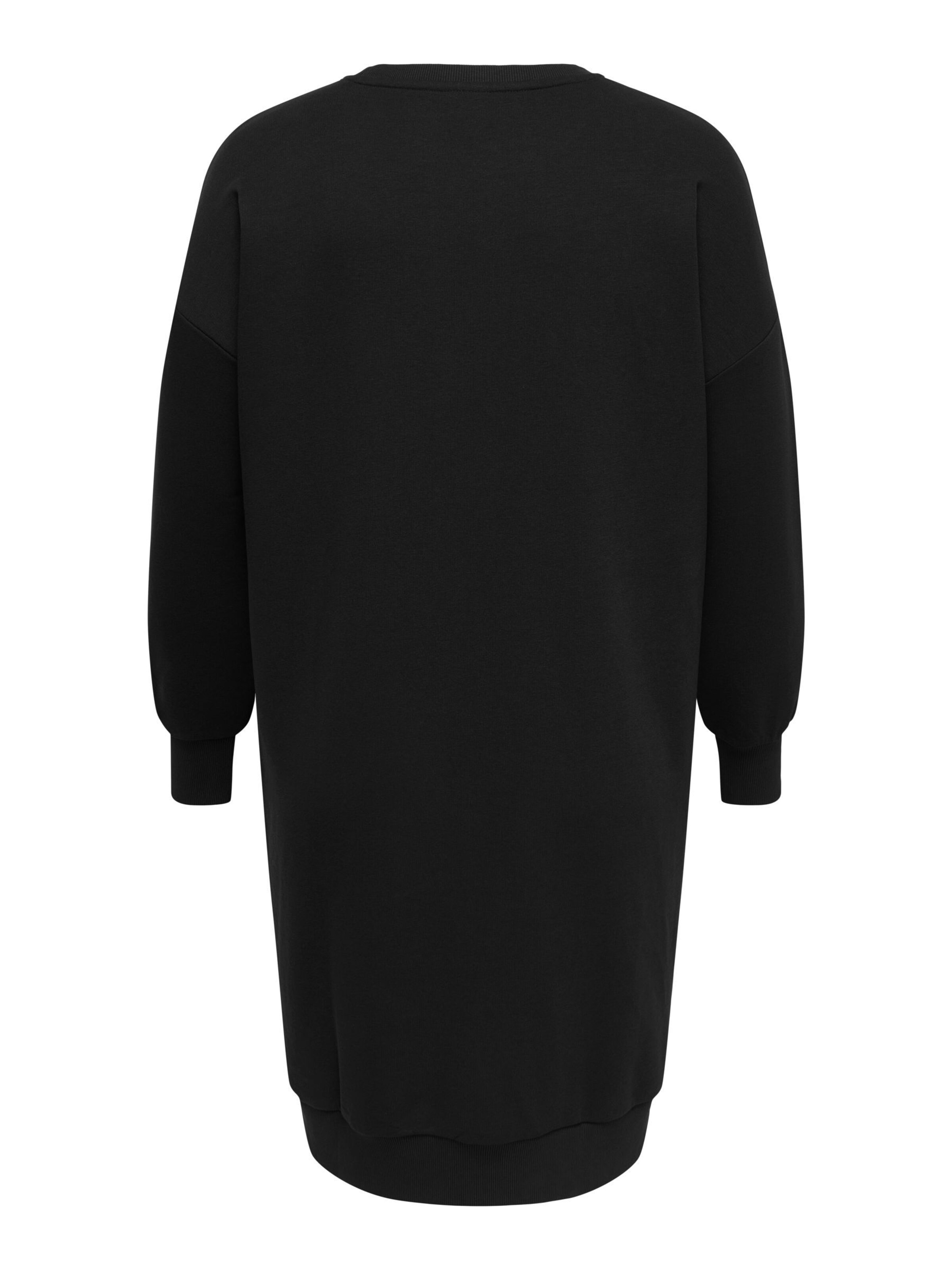 ONLY Carmakoma Jurk 'CARSANTA XMAS' in Zwart