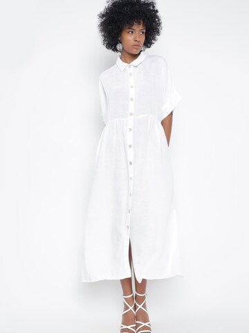YC Fashion & Style Summer Dress 'Summer Serenity' in White: front