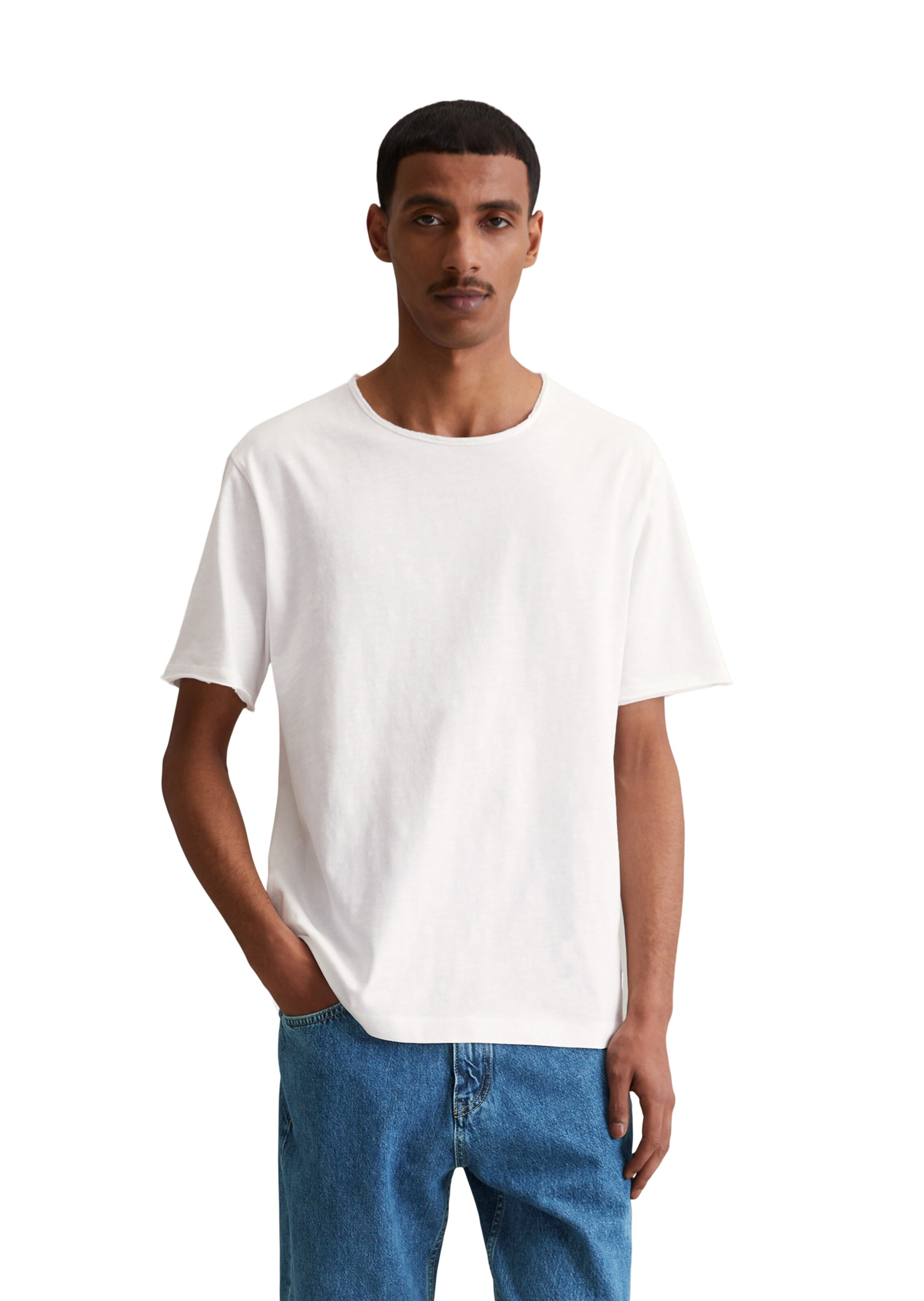 Marc O'Polo DENIM T-Shirt in Weiß: Vorderseite