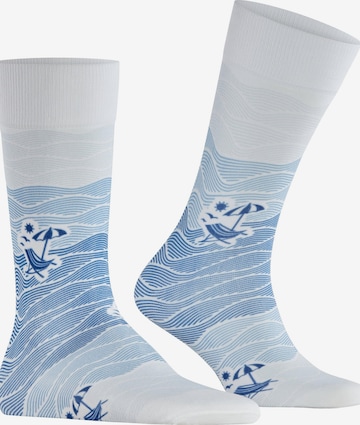 FALKE Socks 'Plage' in Blue: front