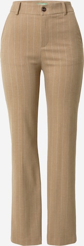 UNITED COLORS OF BENETTON tavaline Viikidega püksid, värv pruun: eest vaates