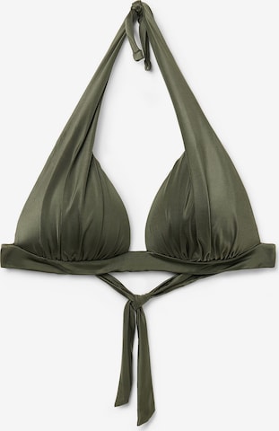 CALZEDONIA SHINY SATIN in Grün: Vorderseite