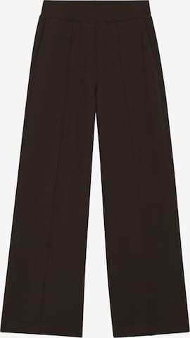 BOSS Wide Leg Housut 'Egapa' värissä ruskea: etupuoli