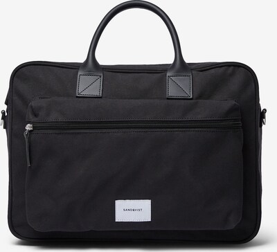 SANDQVIST Document bag 'Emil' in Black, Item view
