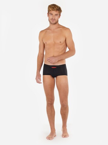 HOM Boxershorts 'Plume Up HO1' in Zwart: voorkant