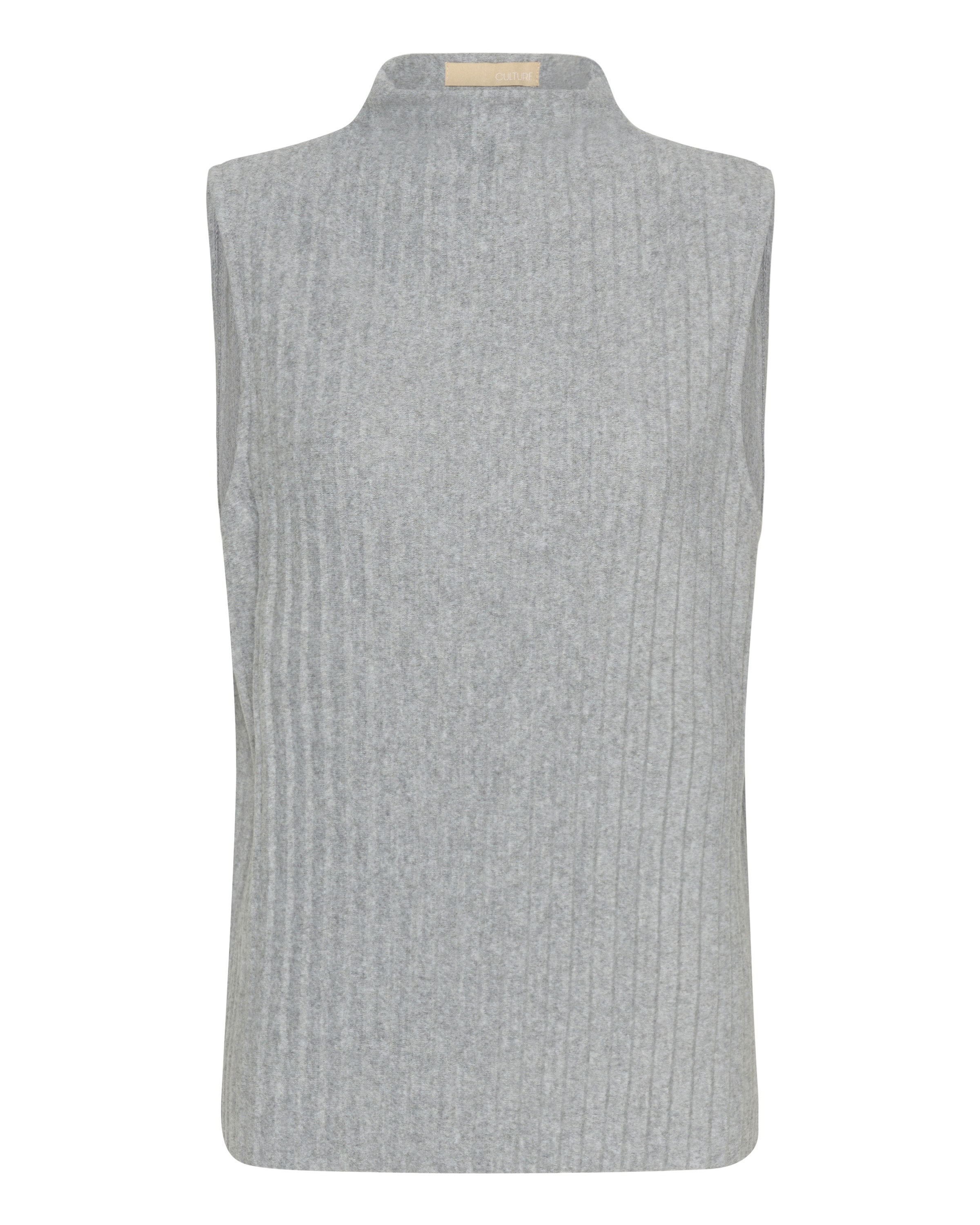 CULTURE Pullover 'Koba' in Grau: Vorderseite