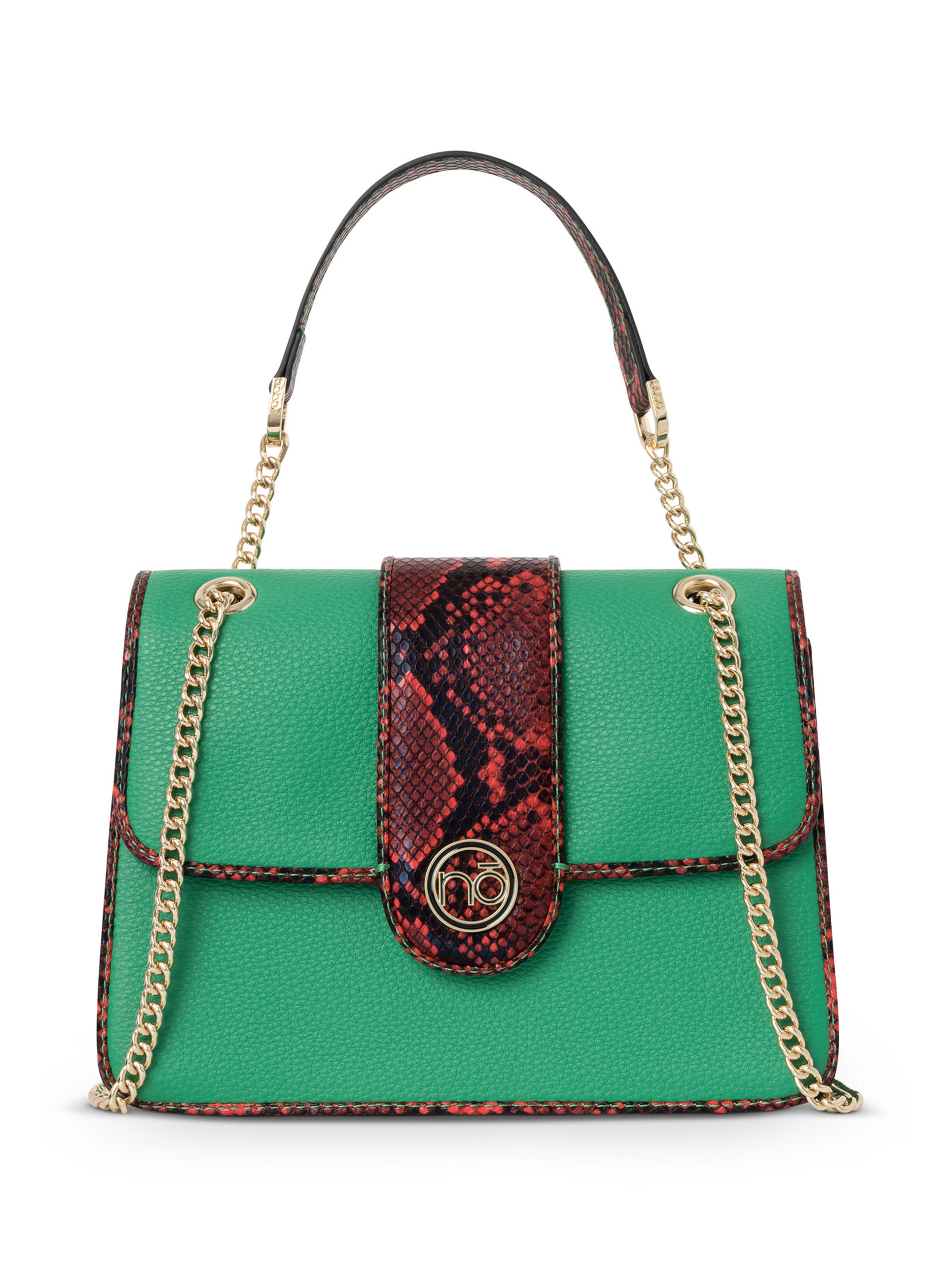 NOBO Schoudertas 'Radiance' in Groen: voorkant