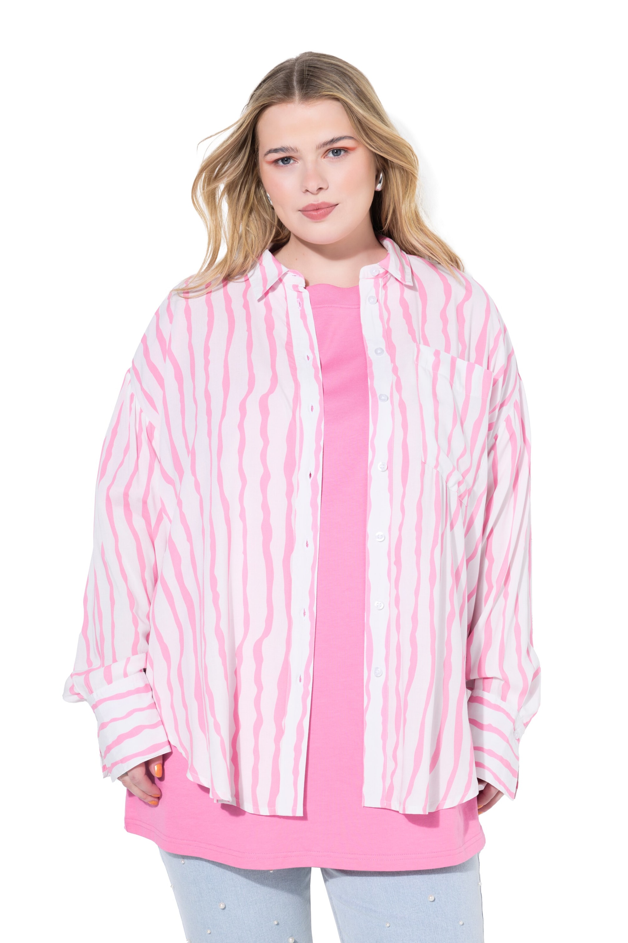 Studio Untold Bluse in Pink: Vorderseite