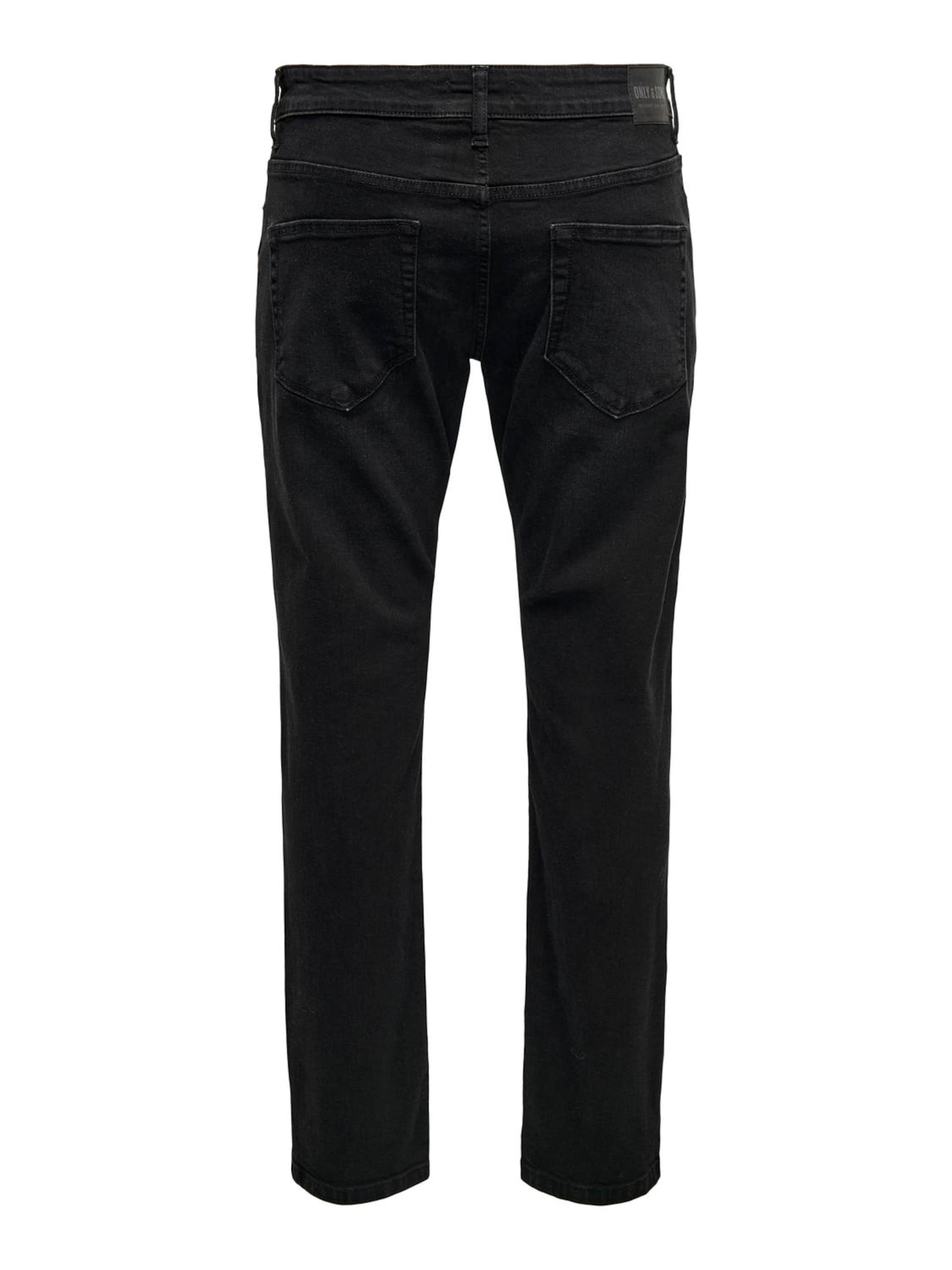 Only & Sons Regular Jeans 'ONSWeft' in Black