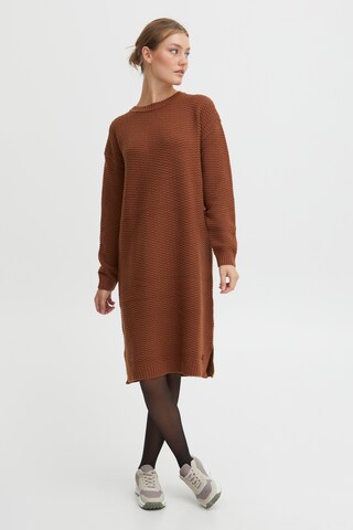 Oxmo Knitted dress 'MILIKA' in Brown