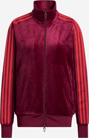 ADIDAS ORIGINALS Sweat jacket 'Ivp' in Red: front