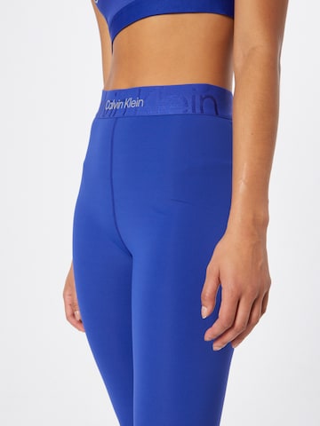 Calvin Klein Sport Skinny Kalhoty – modrá