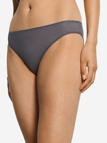 Hanro Minislip ' Ultralight ' in Grau: Vorderseite