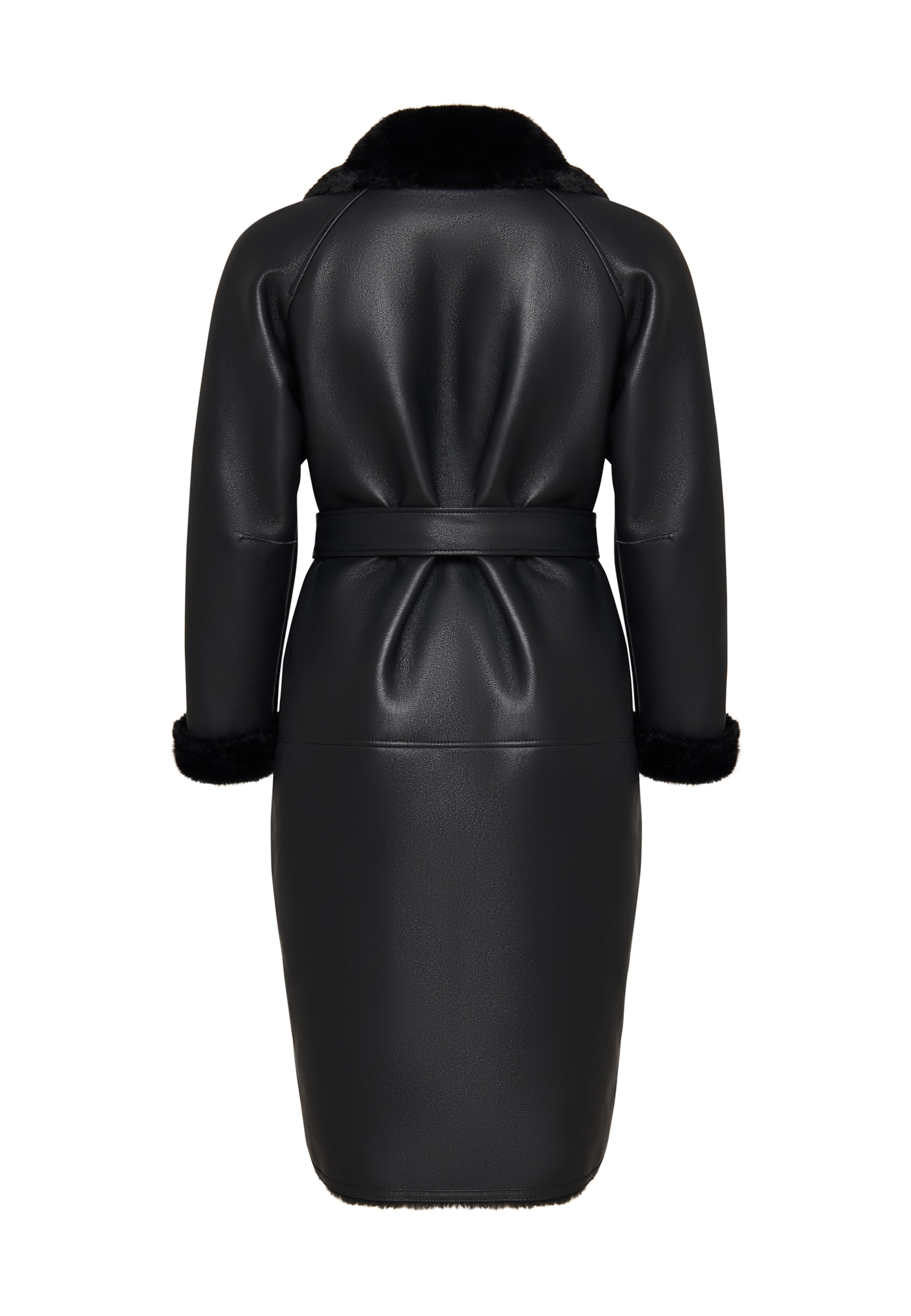 CESARE GASPARI Winter Coat in Black