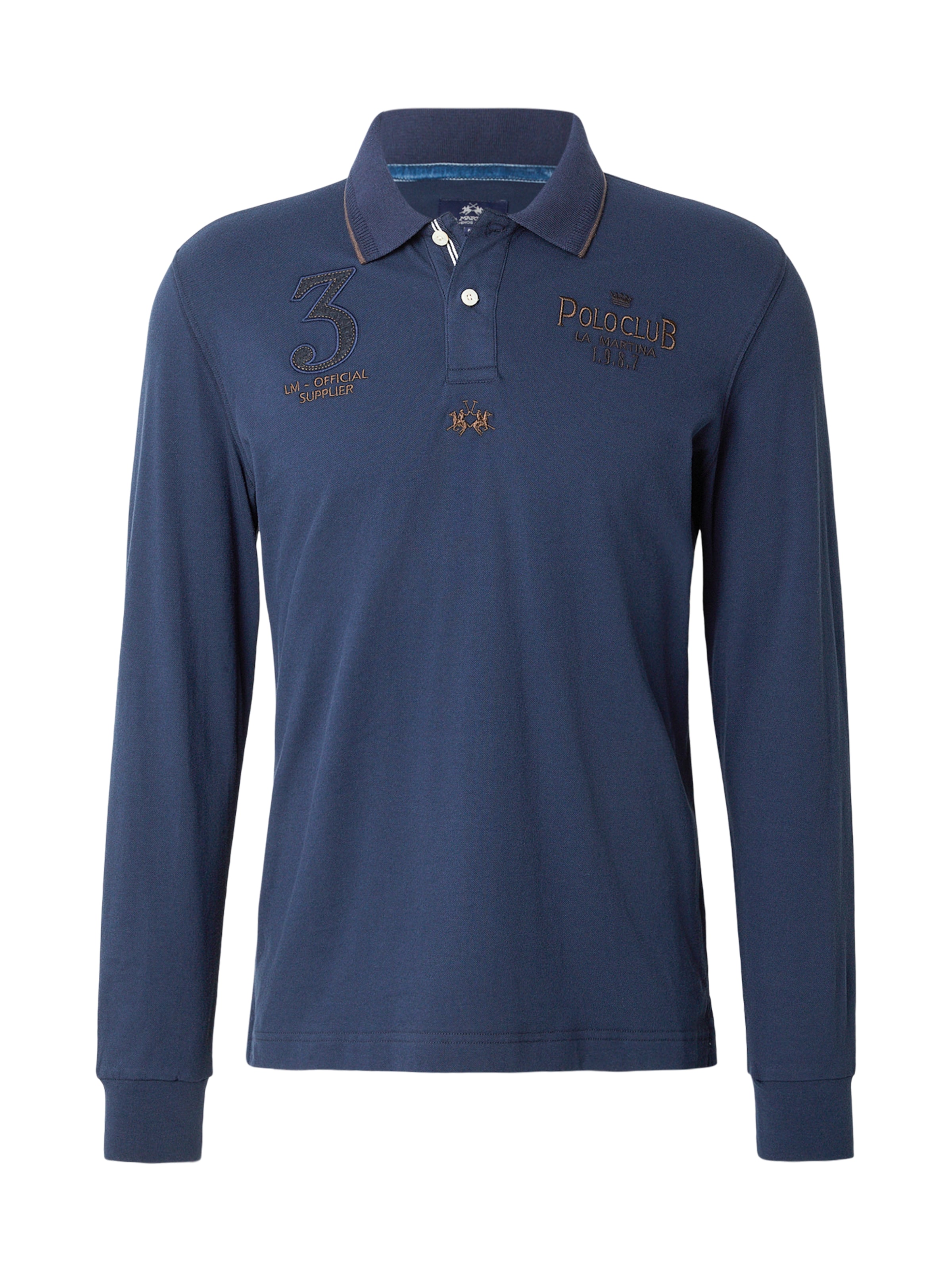 La Martina Футболка в Синий: спереди