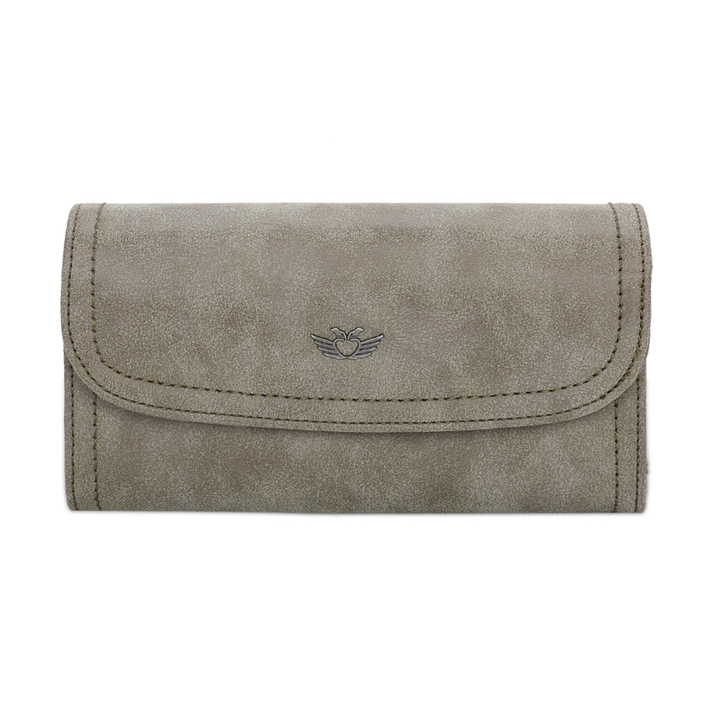 Portamonete 'Heide' di Fritzi aus Preußen in verde: frontale