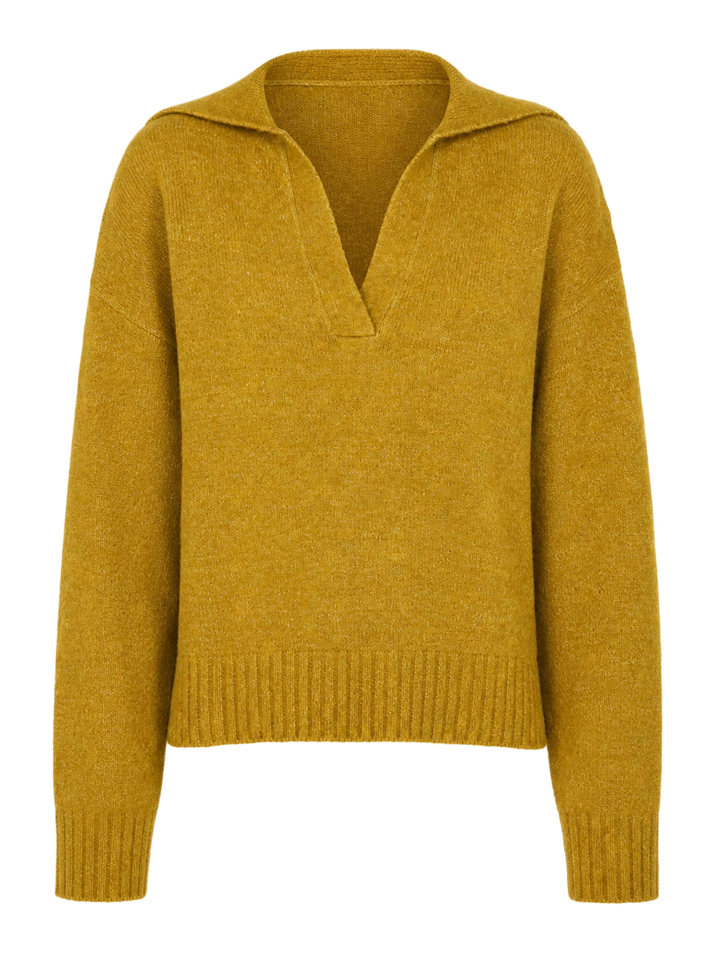 Sweat-shirt BRAVE SOUL en jaune : devant