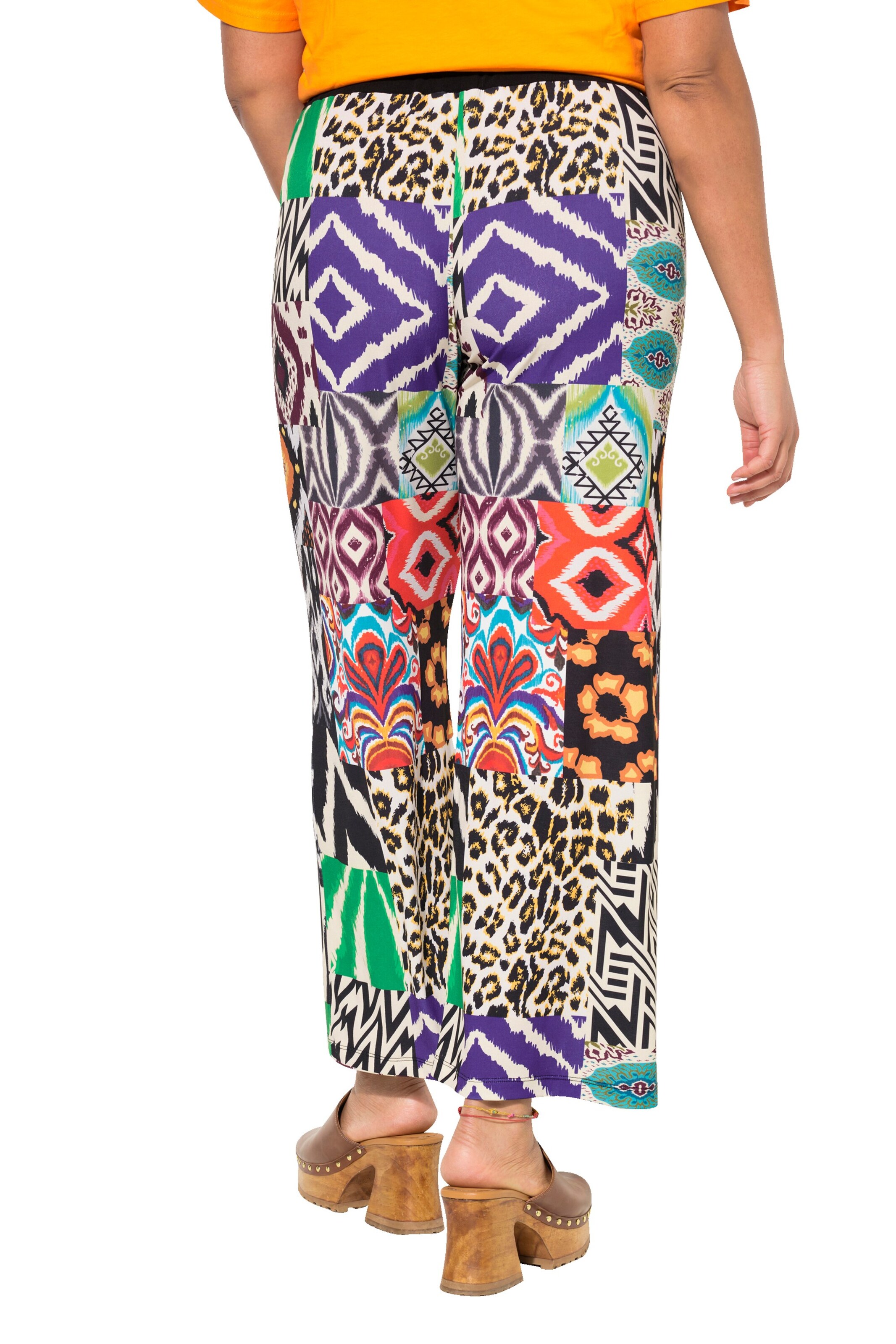 Angel of Style Wide Leg Hose in Schwarz