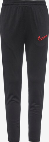 Regular Pantalon de sport 'Academy 23' NIKE en noir : devant