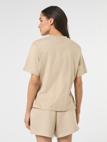 T-shirt 'SERRETTA loose heritage tape t-shirt' FILA en beige