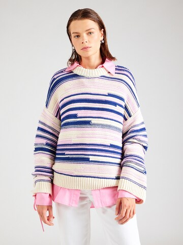 PIECES Sweater 'PCNusa' in Beige: front