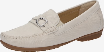 Mocassin SIOUX en beige : devant