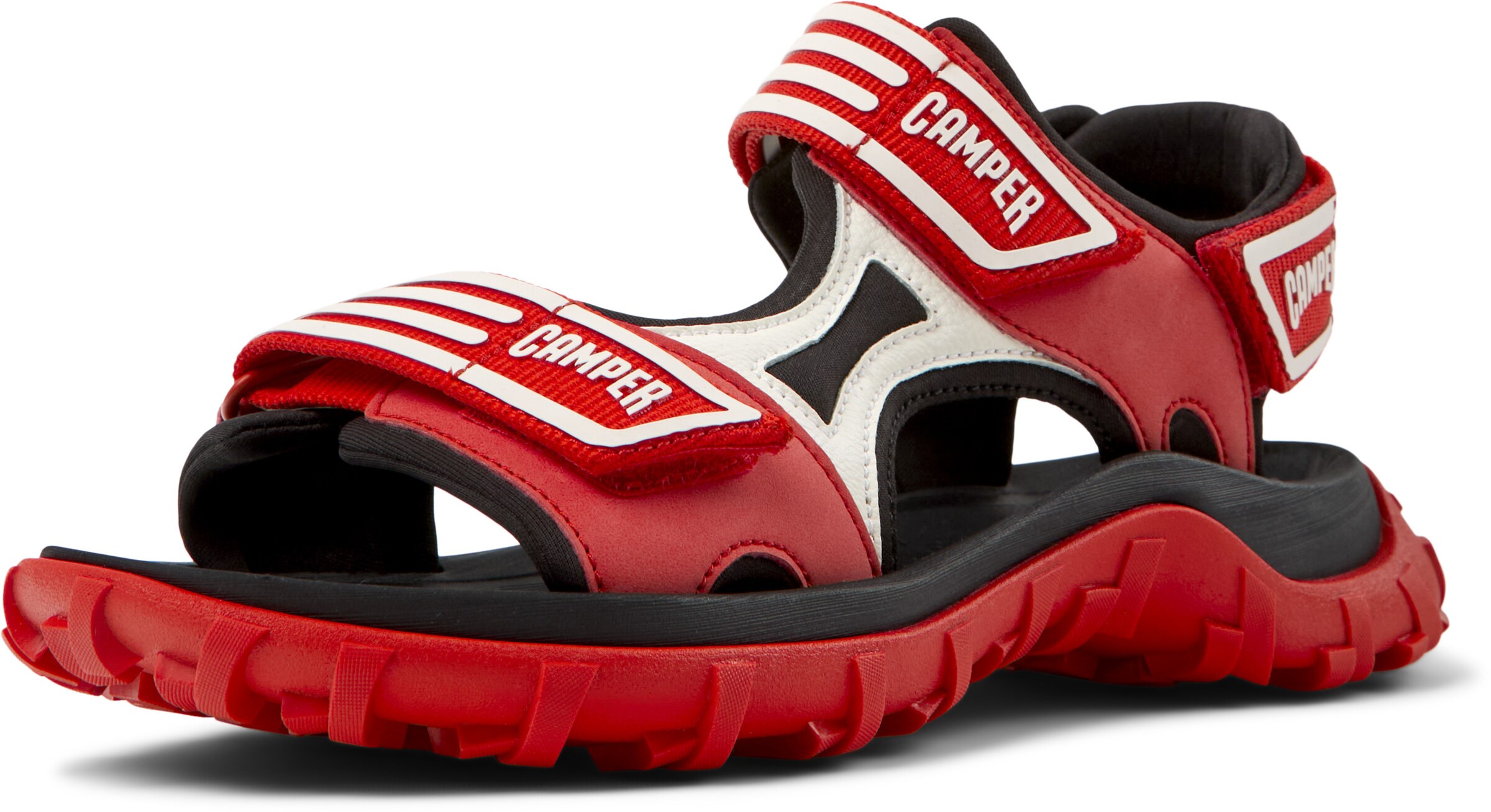 CAMPER Sandalen met riem 'Drift Trail' in Rood: voorkant