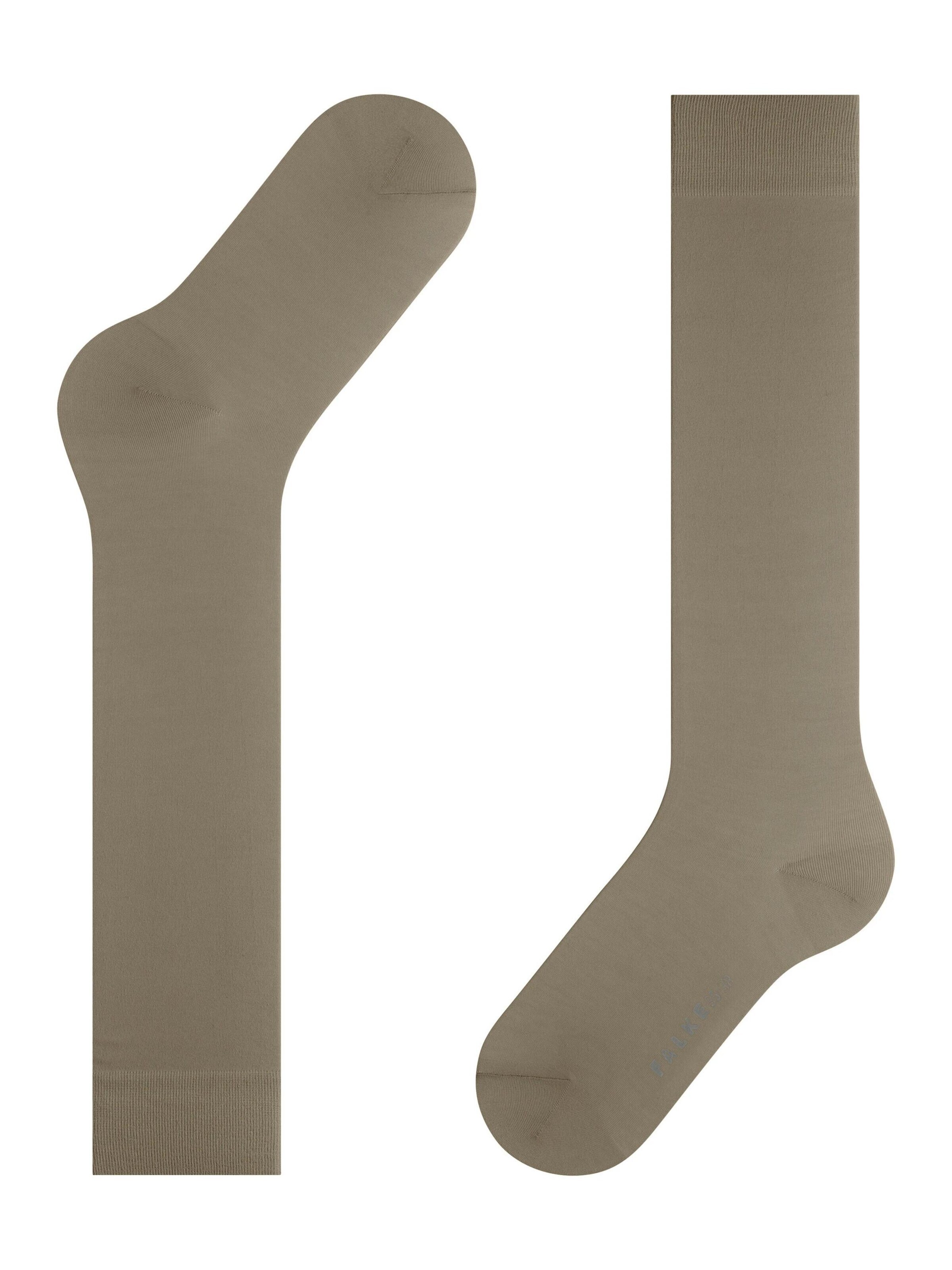 FALKE Kniestrümpfe 'Cotton Touch'‌‌‌‌ in Beige